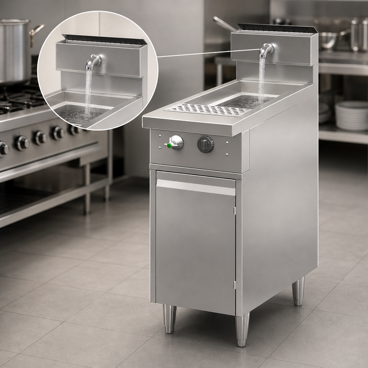 Product image #4 for Titan 24-Inch Gas Heavy Duty Pasta Cooker with 16-Gallon Removable Tank