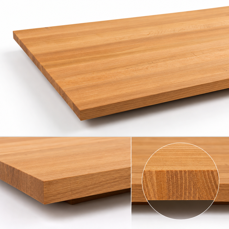 Product image #4 for John Boos Appalachian Red Oak Edge Grain Island Countertop with Varnique Finish, 120 x 38 x 1-1/2 Inches