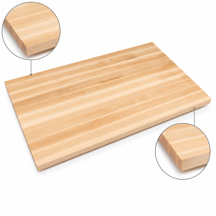 Product image #4 for John Boos Boos Block Edge Grain Maple Kitchen Countertop, 12 x 25 x 1-1/2 Inch, Varnique Finish