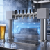 Thumbnail image #4 for Krowne Hammer Head 6-Faucet Glycol-Cooled Countertop Beer Tower, 34-Inch OA Length, Brushed Stainless Steel