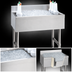 Thumbnail image #4 for Advance Tabco Underbar Basics 36-Inch Stainless Steel Cocktail Unit with 12-Inch Deep Ice Bin and 7-Circuit Cold Plate