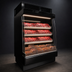 Thumbnail image #4 for Howard-McCray 51-Inch Packaged Meat Low-Base Open Merchandiser, Self-Contained, Black