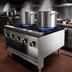 Thumbnail image #4 for Turbo Air Radiance Heavy Duty 18-Inch Gas Stock Pot Range with Storage Base, (2) 3-Ring Burner Sections, 158,000 BTU