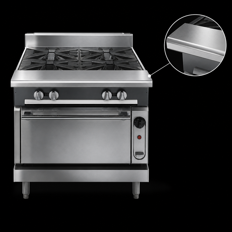 Product image #4 for Vulcan V Series 36-Inch Heavy Duty Gas Range with Standard Oven and Work Top