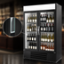 Thumbnail image #4 for Beverage-Air MarketMax Two-Section Reach-In Wine Merchandiser with Double-Pane Hinged Glass Doors, 46.15 Cu. Ft., Black, Bottom-Mount Refrigeration