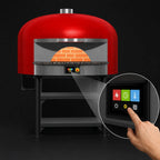 Thumbnail image #4 for Marra Forni Neapolitan NP150G Gas-Fired Brick Pizza Oven, 59-Inch Round Deck, Programmable Touchscreen, Stand