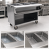 Thumbnail image #4 for Spec-Master Electric Sealed Well Hot Food Table, 2-Well, 240V, Mobile