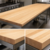 Thumbnail image #4 for John Boos Boos Block 96-Inch x 25-Inch x 1-1/2-Inch Edge Grain Maple Kitchen Countertop with Varnique Finish