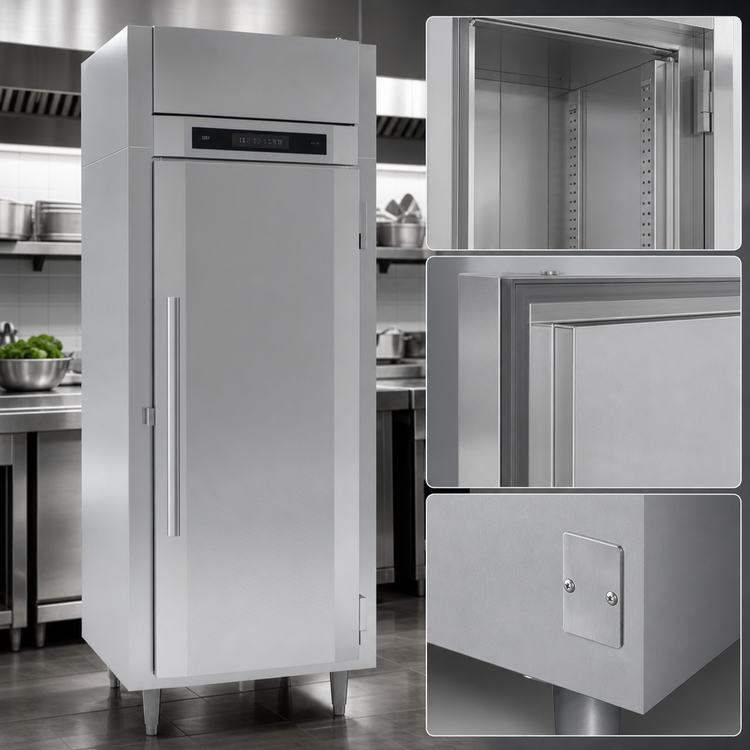 Product image #4 for Victory UltraSpec Extra Wide Pass-Thru Solid Door Freezer, 1 Section, 26.06 Cu. Ft., Self-Contained, Standard Depth