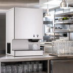 Thumbnail image #4 for Hoshizaki DCM-751BWH Countertop Cubelet Ice Maker/Water Dispenser, Water-Cooled, 95 lb Storage, Up to 782 lb/24 hr