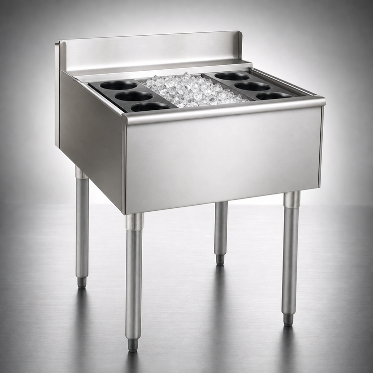 Product image #4 for Eagle Group 2200 Series Modular Underbar Cocktail Unit with 8-Inch Insulated Ice Bin