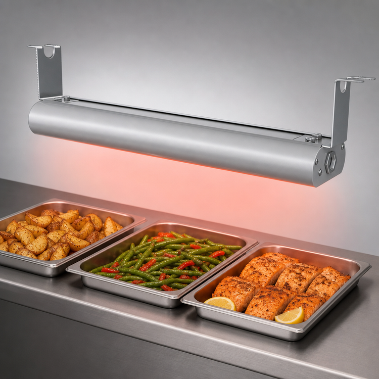 Product image #4 for Vollrath 54-Inch Low Profile Unlighted Strip Heat Lamp, Aluminum Housing, 208V