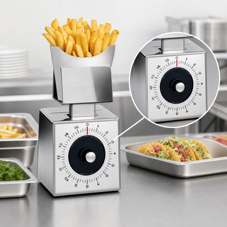 Product image #4 for Edlund Compact Series Fixed-Dial Top-Loading Portion Control Scale with French Fry/Taco Platform, 16 oz x 1/4 oz