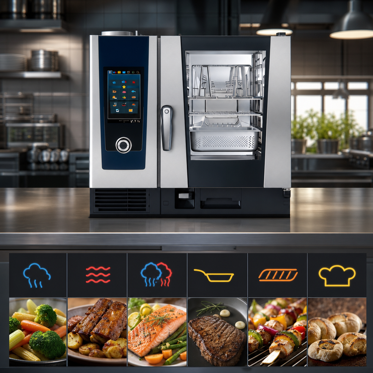 Product image #4 for RATIONAL iCombi Pro 6-Half Size Countertop Electric Combi Oven, 480V, 3-Phase