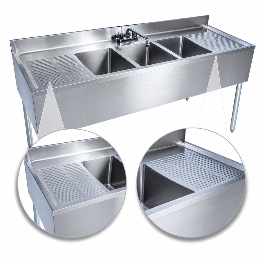 Dual Stamped Drainboards