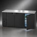 Thumbnail image #4 for Hoshizaki BB80 Three-Section Back Bar Cooler with Locking Solid Hinged Doors, 80 Inch, Self-Contained Refrigeration