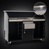 Thumbnail image #4 for Deluxe 63-Inch Indoor Portable Bar with Ice Bin, Speed Rail, and Locking Storage Cabinet