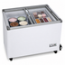 Thumbnail image #5 for KoolMore 33-Inch Flat Top Ice Cream Dipping Display Freezer, 7 Cu. Ft., Sliding Tempered Glass Doors