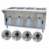 Thumbnail image #4 for Advance Tabco Triumph (Supreme) Electric Hot Food Table with 4 Sealed Wells and Sliding Door Enclosed Base