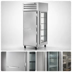 Thumbnail image #4 for True Mfg. - General Foodservice SPEC SERIES STA1RPT-1S-1G-HC 1-Section Pass-Thru Reach-In Refrigerator, Solid Front/Glass Rear Doors