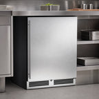 Thumbnail image #5 for Perlick Corporation Quick Ship HB24FS-SS-STK ADA-Height Single-Door Undercounter Freezer, 4.8 Cu. Ft., Stainless Steel, Left-Hinged