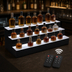 Thumbnail image #5 for Krowne Royal Series 3-Tier Lighted Countertop Liquor Display, 36-Inch, Left Cord, 27-Bottle Capacity