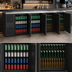 Thumbnail image #4 for True Premier Bar 108-Inch Four-Door Left-Side Self-Contained Refrigerated Back Bar Cooler