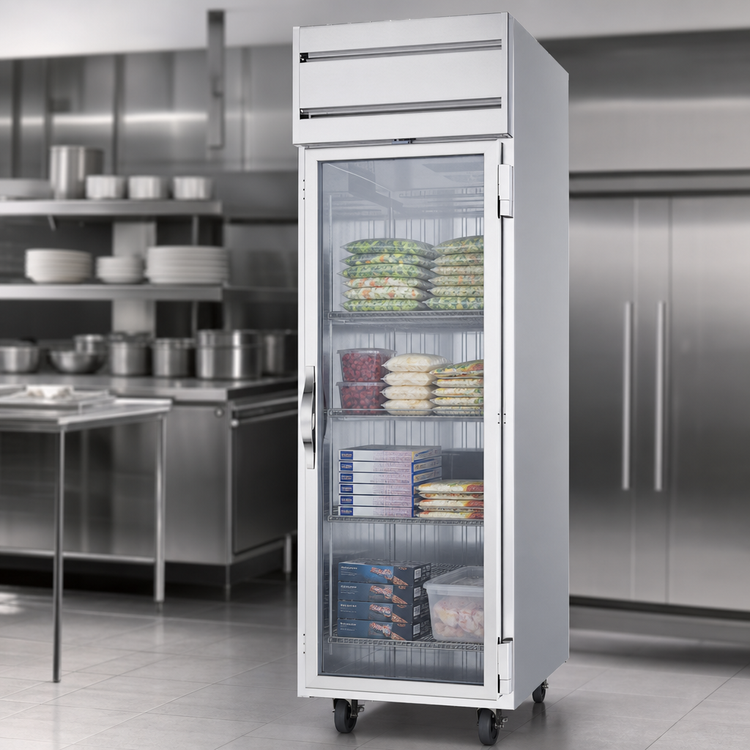 Product image #4 for Beverage-Air Horizon Series 1-Section Reach-In Glass Door Freezer, 21.06 Cu. Ft., Top-Mounted Self-Contained