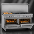 Thumbnail image #4 for Southbend Ultimate 60-Inch Commercial Gas Restaurant Range with 6 Open Burners, 24-Inch Griddle, Standard Oven and Convection Oven