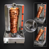 Thumbnail image #4 for Omcan USA Electric Shawarma Grill / Doner Kebab Vertical Broiler, 66 lb. Capacity