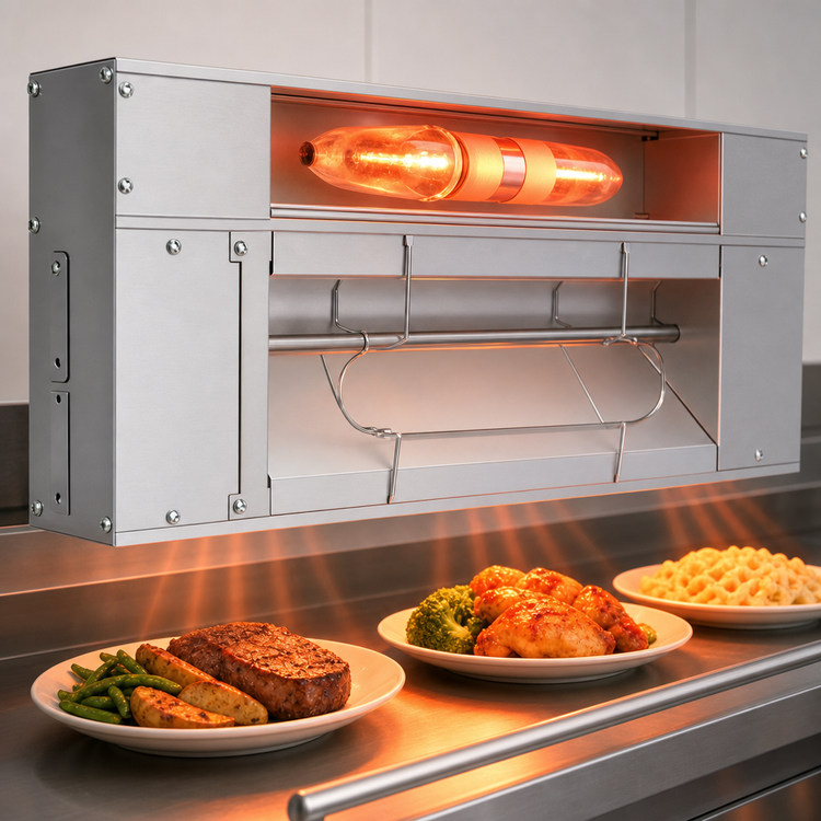 Product image #4 for Hatco Glo-Ray 132-Inch Lighted Infrared Strip Heater