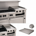 Thumbnail image #5 for Vulcan Endurance 60-Inch Gas Restaurant Range with 6 Open Burners, 24-Inch Thermostatic Griddle, Standard Oven, and Convection Oven