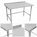 Thumbnail image #4 for John Boos Stallion 84-Inch W x 24-Inch D Stainless Steel Top Work Table with 1-1/2-Inch Rear Backsplash and Galvanized Base
