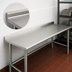Thumbnail image #4 for Deluxe Series 84-Inch x 24-Inch Stainless Steel Work Table with 1-1/2-Inch Rear Up-Turn and Galvanized Base
