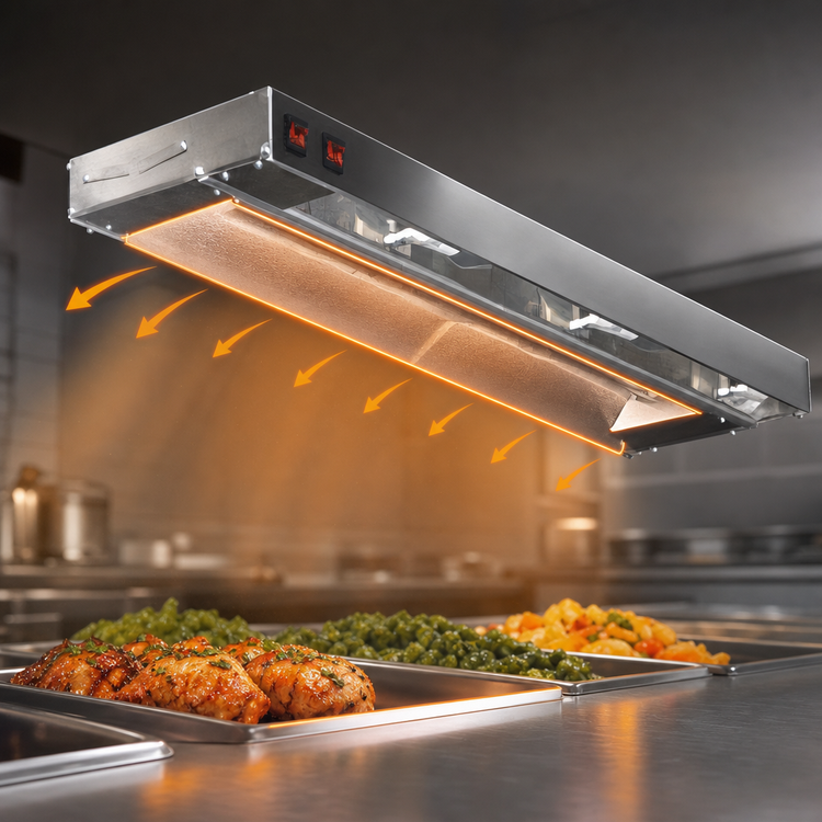 Product image #4 for Eagle RedHots 108-Inch Single Rod Unlighted Strip Heat Lamp with Remote, 240V
