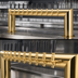 Thumbnail image #4 for Micro Matic Pass-Thru Countertop Glycol-Cooled Draft Beer Tower with 12 Faucets, PVD Brass Finish