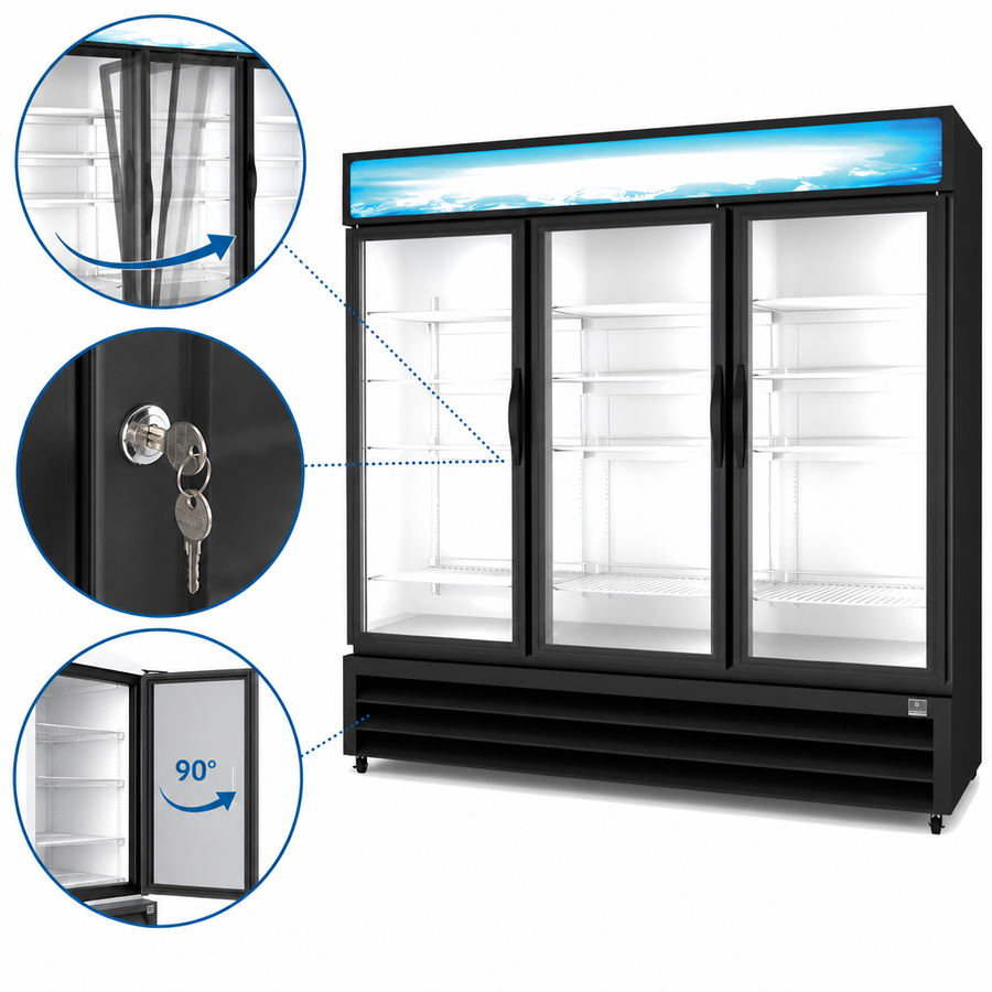 Locking Self-Closing Doors