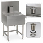 Thumbnail image #4 for Eagle Group Spec-Bar BD18-24 Underbar Beer Drainer, 18"W x 24"D, Removable Stainless Steel Insert