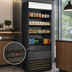 Thumbnail image #4 for 30-Inch Open-Air Grab-and-Go Refrigerated Showcase, 15.5 Cu. Ft., Black