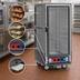 Thumbnail image #4 for Metro C5 Insulation Armour 3/4-Height Mobile Moisture-Control Heated Holding & Proofing Cabinet with Gray Insulation Armour, Clear Polycarbonate Door, and Universal Wire Slides