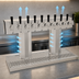 Thumbnail image #4 for Glastender Countertop Air-Cooled Tee Draft Dispensing Tower with 10 Faucets