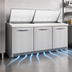 Thumbnail image #4 for Continental Refrigerator D72N30M-FB Designer Line 72