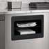 Thumbnail image #4 for Dispense-Rite Built-In Flush Mount 2-Compartment Bag Organizer, Black Polystyrene