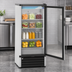 Thumbnail image #4 for Hoshizaki RM-10-HC 1-Section Reach-In Glass Door Refrigerated Merchandiser, 8.75 Cu. Ft., Bottom-Mount Self-Contained