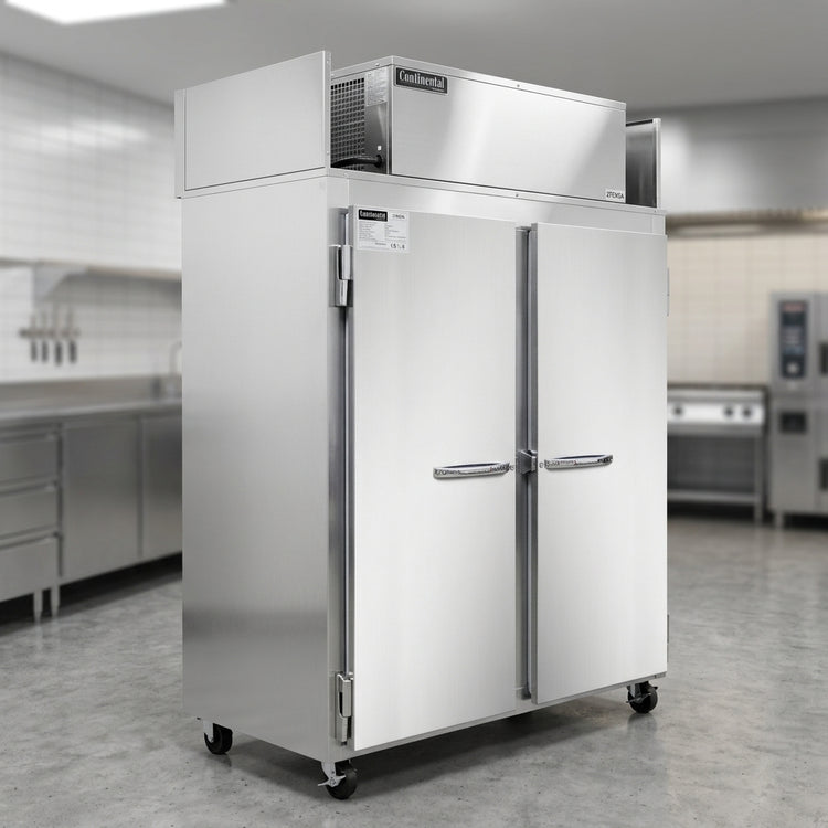 Product image #3 for Continental Refrigerator 2FENSA Extra-Wide Two-Section Reach-In Freezer with Solid Doors