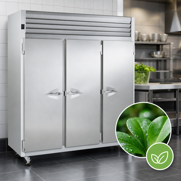 Product image #4 for Traulsen Dealer's Choice G Series 3-Section Reach-In Freezer, Full-Height Solid Doors, Self-Contained, 69.35 Cu. Ft.