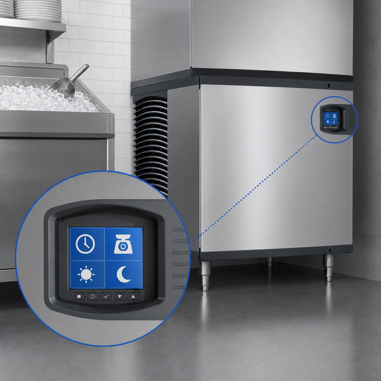 Product image #4 for Manitowoc Indigo NXT IDT0420W Water-Cooled Self-Contained Dice Cube Ice Machine, 454 lb/24 Hr