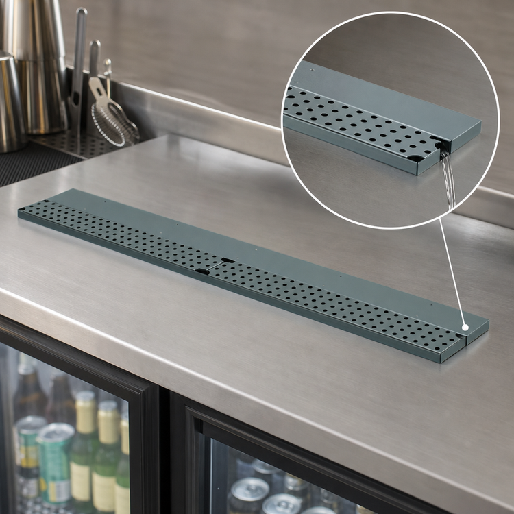 Product image #4 for Advance Tabco 36-Inch Underbar Stainless Steel Bar Drink Rail
