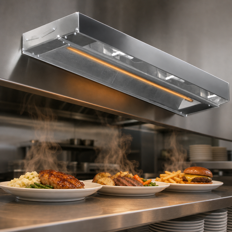 Product image #4 for Eagle RedHots 144-Inch Single Rod Unlighted Strip Heat Lamp, 208V, 2550W