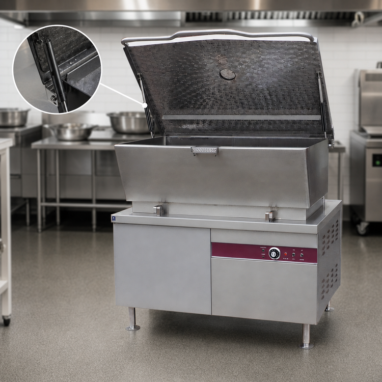 Product image #4 for Southbend Steam BEMTS-60 Electric 60-Gallon Tilting Skillet with Cabinet Base
